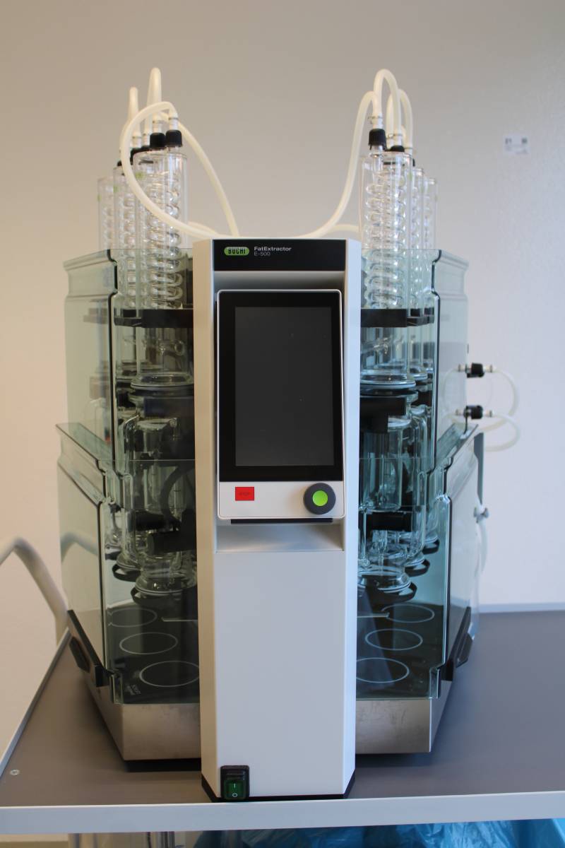 Büchi Fat Extractor E-500 inkl. Interface I-300 Pro cpl. und HydrolEx H-506