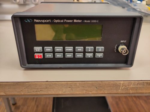 Newport 1830-C optical power meter with silicon photodiode