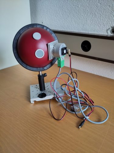 Gigahertz-Optik Integrating sphere 150mm with 525nm LED source